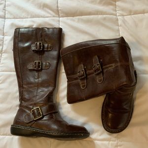 brown boc used 6 boots